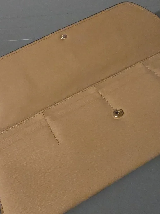 HENRI BENDEL NEW YORK West 57th Travel Organizer Tan Clutch/Wristlet - Picture 7 of 15